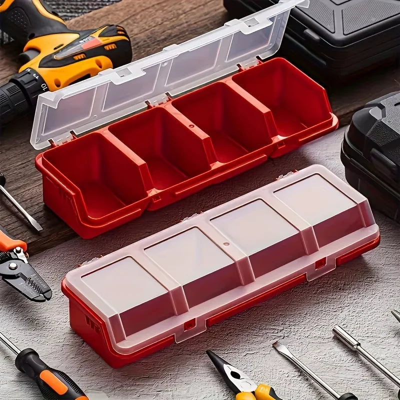 HookUpCo. Multi-Compartment Organizer Box for Small Parts