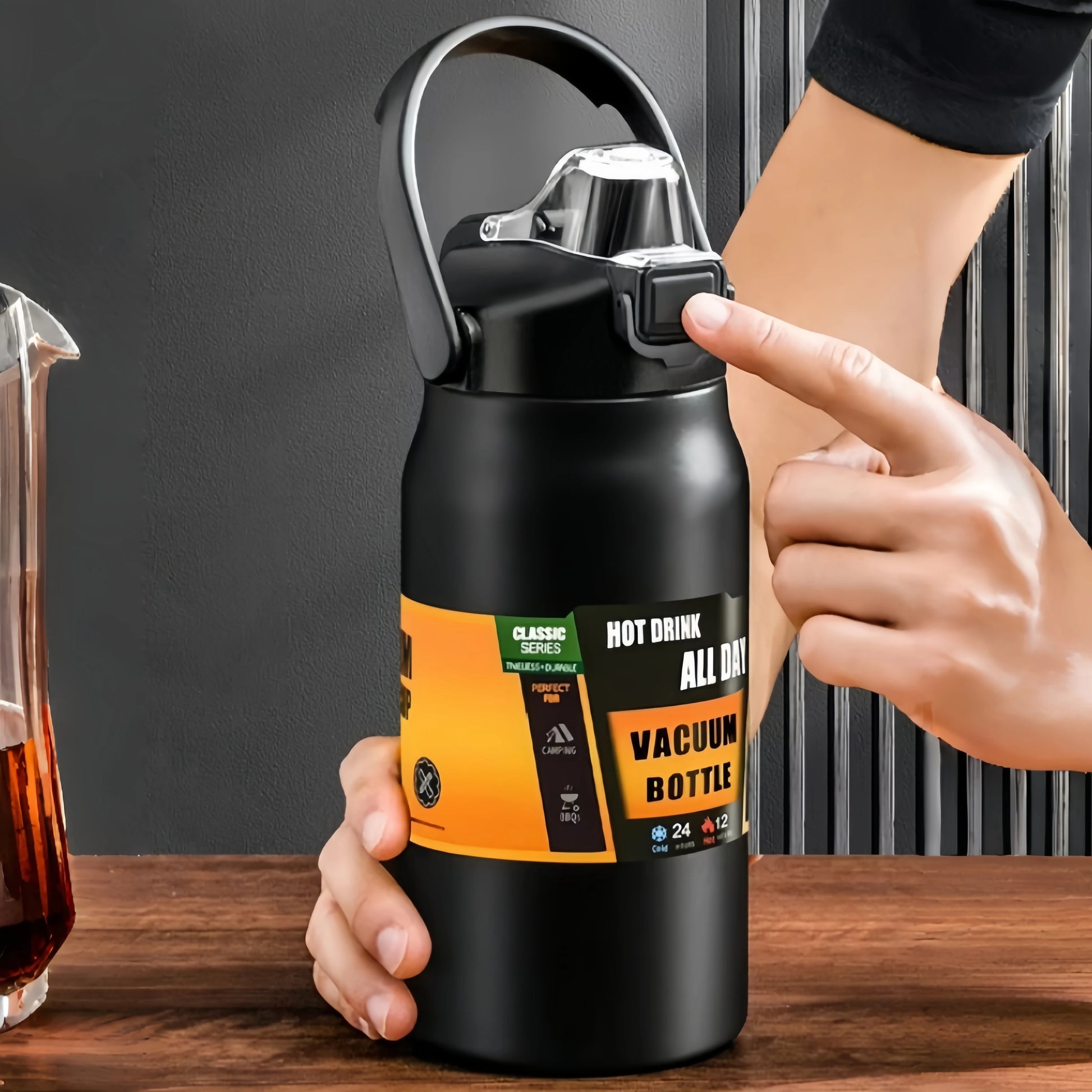 HookUpCo. Stainless Steel Thermal Mug - Hot or Cold - HookUpCo.