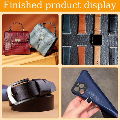 15 Sizes Round Hole Punch Tool Set with Storage Case