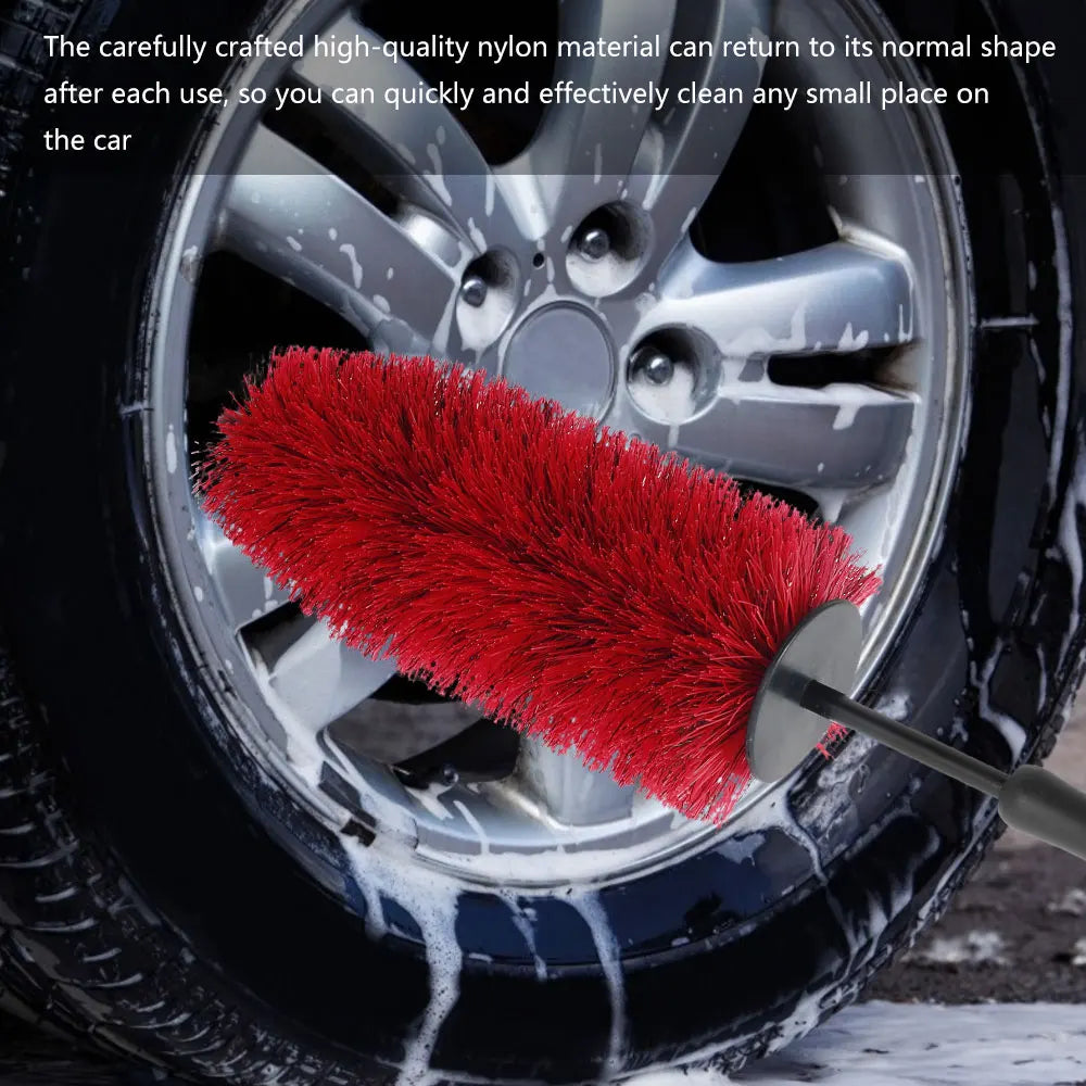 Soft Non-Scratch Wheel Cleaning Brush