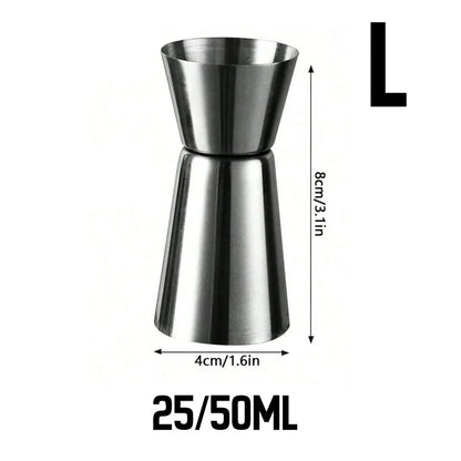 Stainless Steel Dual Shot Cocktail Shaker Tool