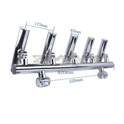 HookUpCo. Adjustable Stainless Fishing Rod Holders - HookUpCo.