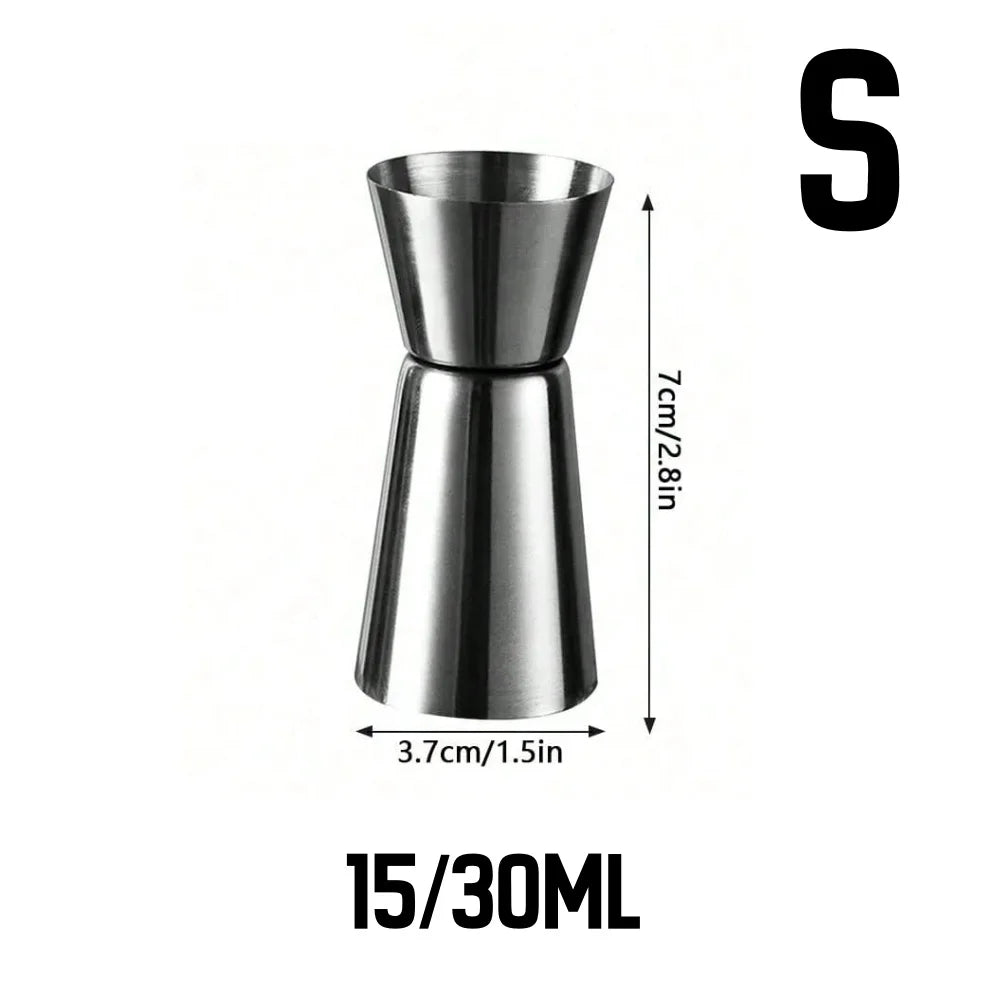Stainless Steel Dual Shot Cocktail Shaker for Party Drinks