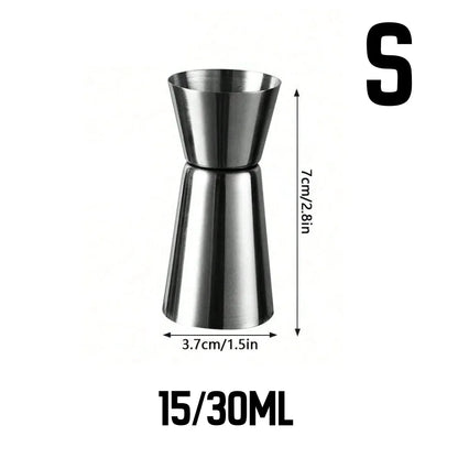 Stainless Steel Dual Shot Cocktail Shaker for Party Drinks
