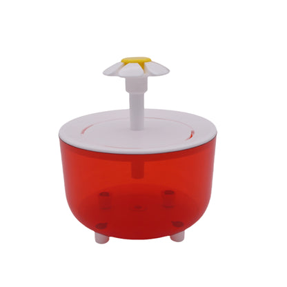 HookUpCo. Cat Flower Water Dispenser, Quiet Filtered