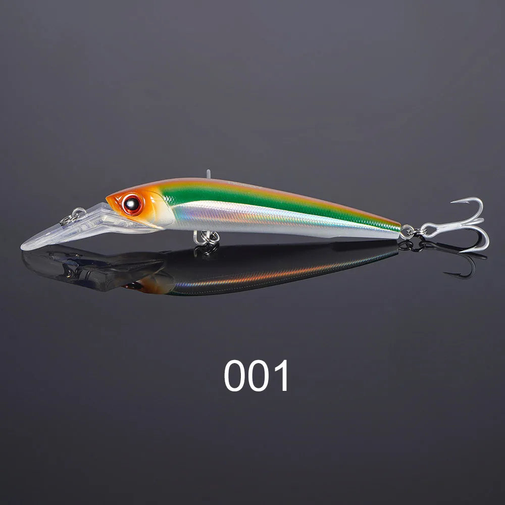 HookUpCo. 14cm Trolling Minnow Lure for Tuna - HookUpCo.