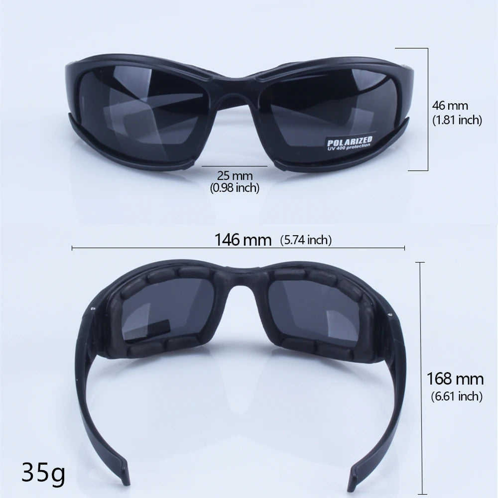 Military Polarized Sunglasses for Precision Shooting Sports