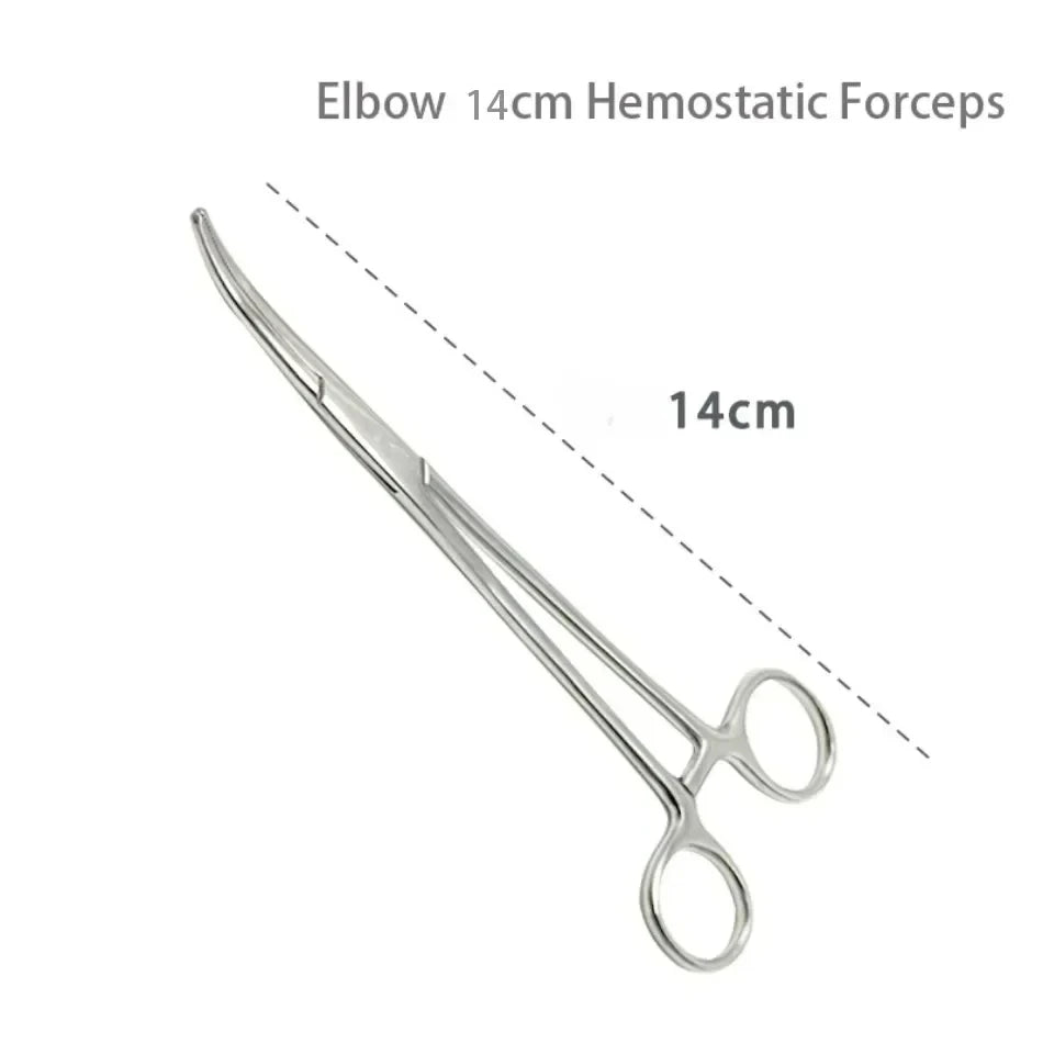 Fishing Plier Scissors with Curved Tip Clamps - HookUpCo.