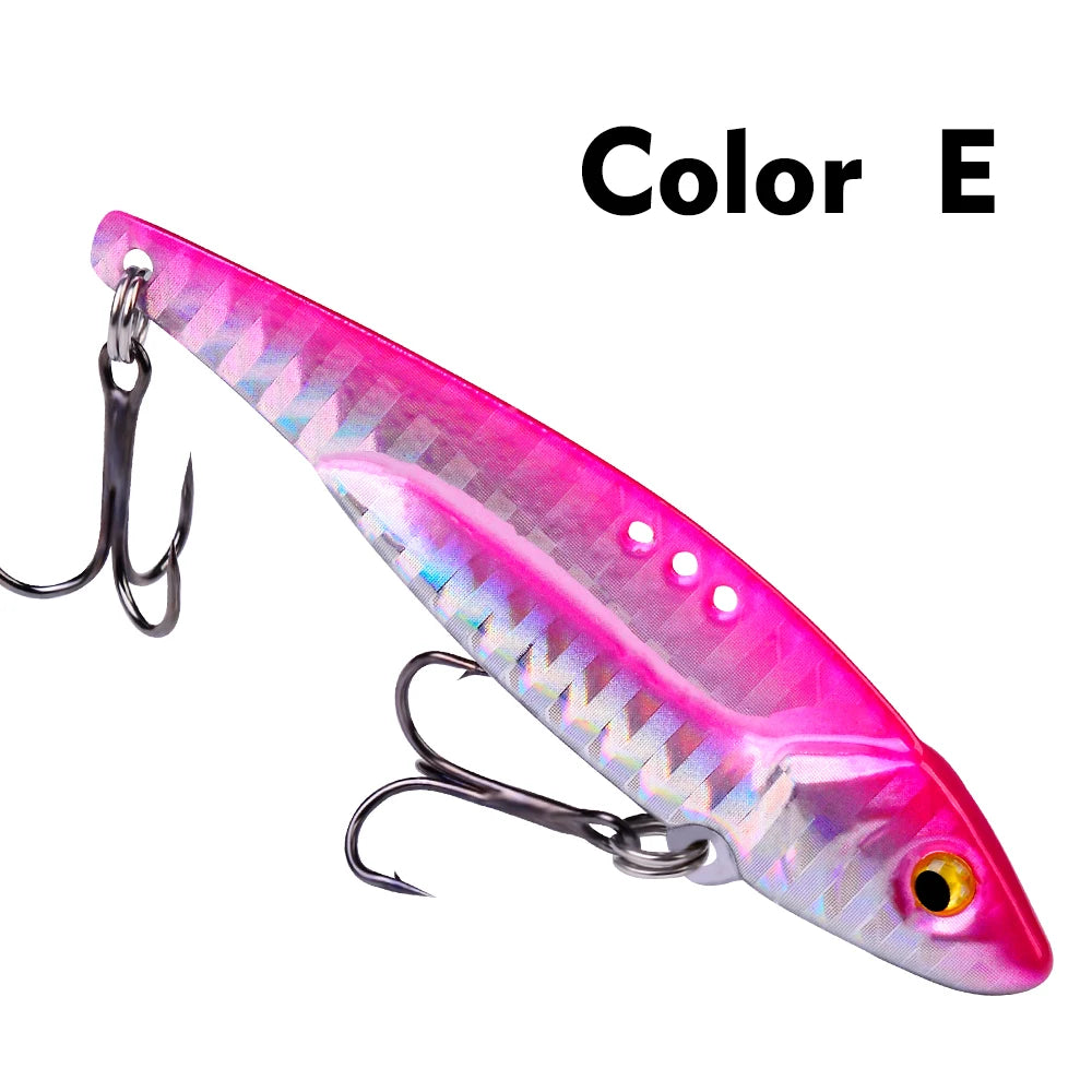 HookUpCo. Vibrating Spoon Bass Fishing Lure - HookUpCo.