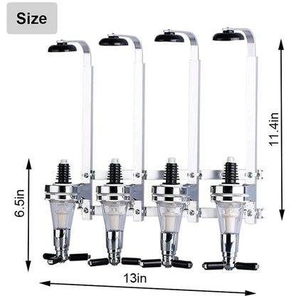 Wall-Mounted Liquor Dispenser for Home Bars