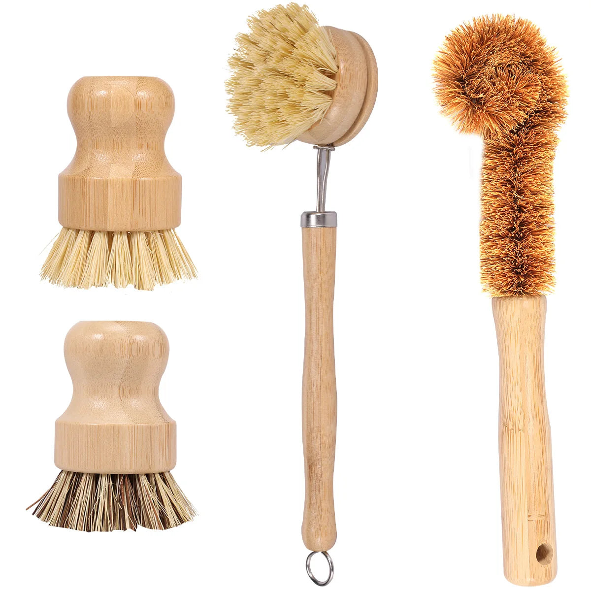 Eco-Friendly Bamboo Dish Brushes