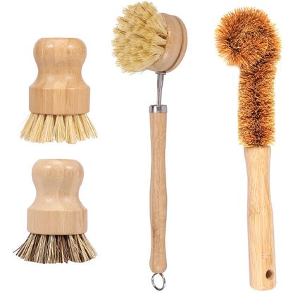 Eco-Friendly Bamboo Dish Brushes