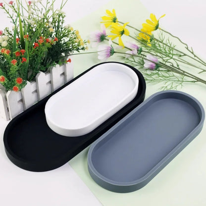 Silicone Tray for Organized Bathroom Essentials