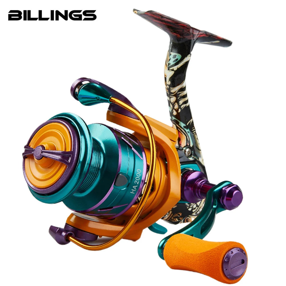 Billings Spinning Reel with 22LB Drag and Metal Spool