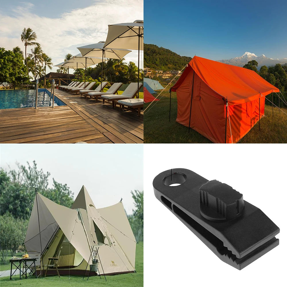 HookUpCo. Heavy Duty Camping Tarp Clips 20PC Set - HookUpCo.