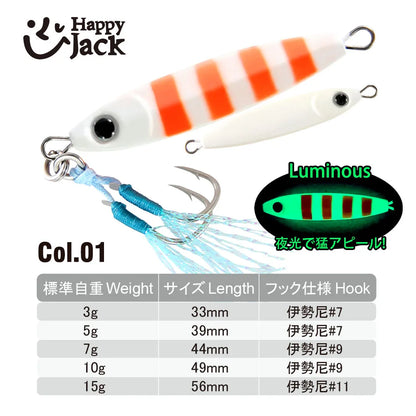 HookUpCo. Mini Jigging Spoon Fishing Lure Set