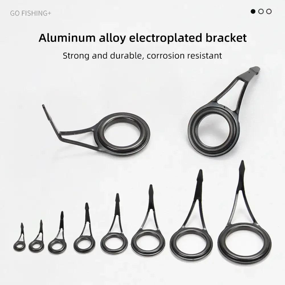 Durable Ceramic Fishing Rod Repair Kit, 8Pcs - HookUpCo.