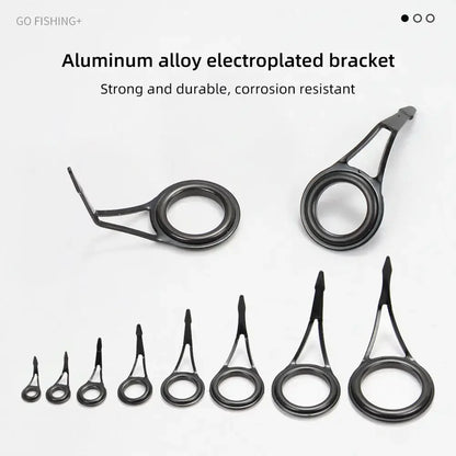 Durable Ceramic Fishing Rod Repair Kit, 8Pcs - HookUpCo.