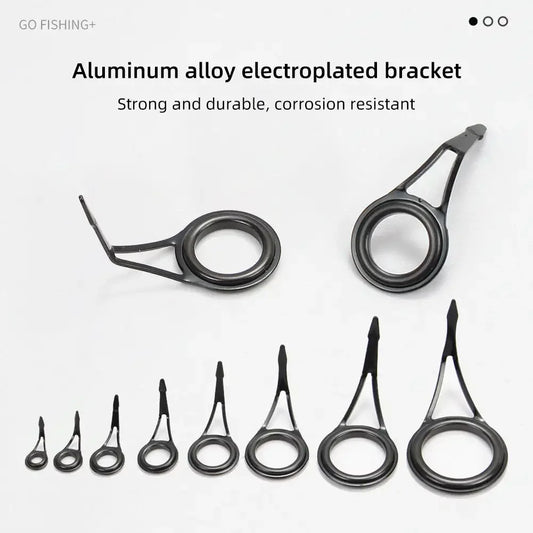 Durable Ceramic Fishing Rod Repair Kit, 8Pcs - HookUpCo.