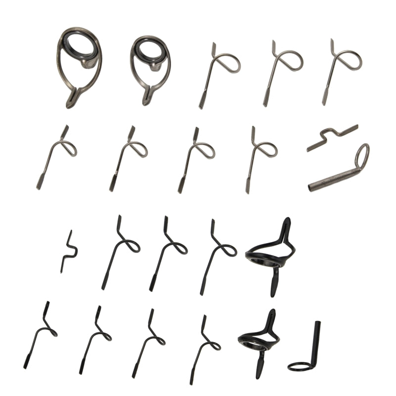 Durable Stainless Steel Fishing Rod Guides Set - HookUpCo.