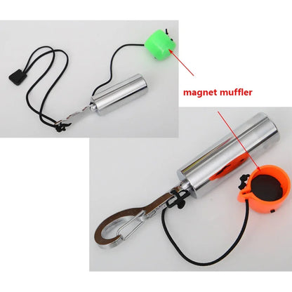 HookUpCo. Stainless Steel Signal Rattle