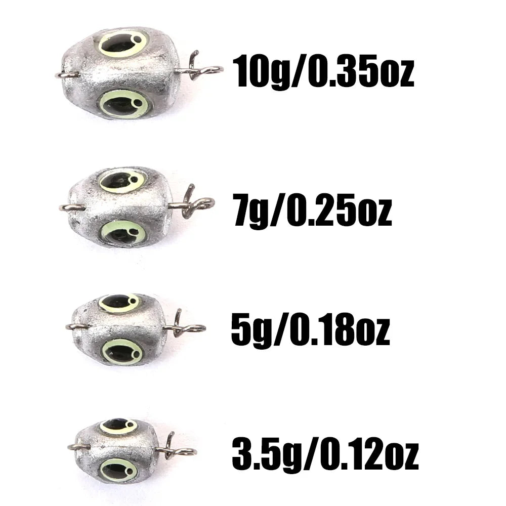 HookUpCo. Cheburashka Sinker Jig Head Weights - HookUpCo.