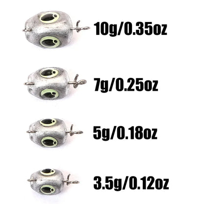 HookUpCo. Cheburashka Sinker Jig Head Weights - HookUpCo.