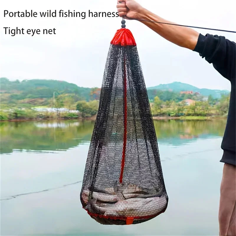 Collapsible Fishing Mesh Bag for Traps and Live Catching