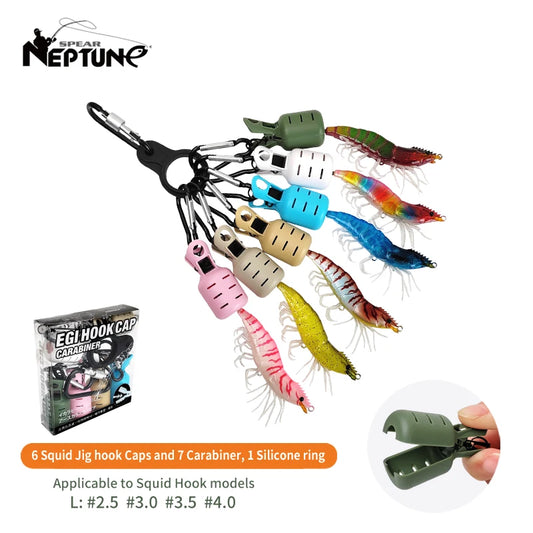 HookUpCo. Squid Jig Bait Protector Kit 6pcs - HookUpCo.
