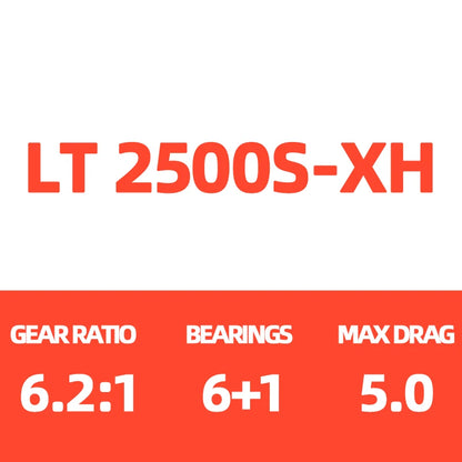 HookUpCo. 2025 Caldia LT Spinning Reel, 6+1BB