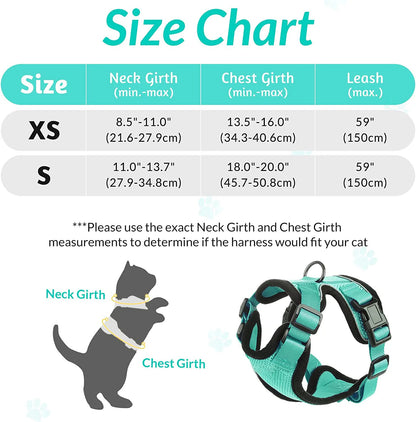 HookUpCo. Escape-Proof Cat Harness and Leash