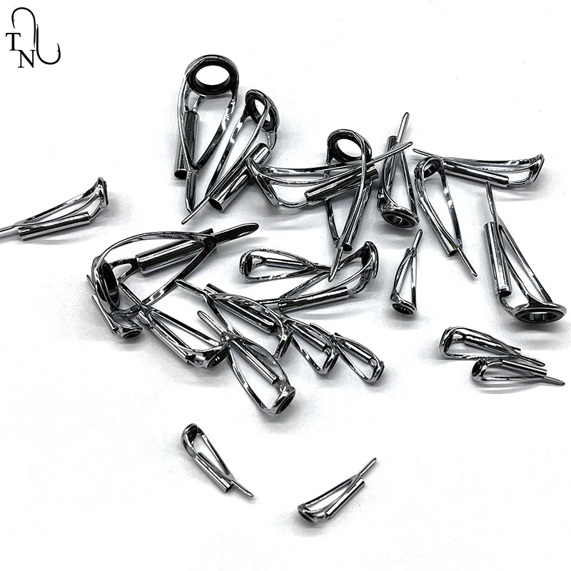 Smooth Iron Fishing Rod Tip Guides Repair Kit
