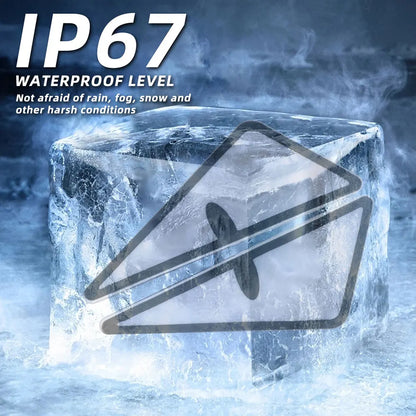 LED Devil's Eye License Plate Light Set for Cars and Motorcycles