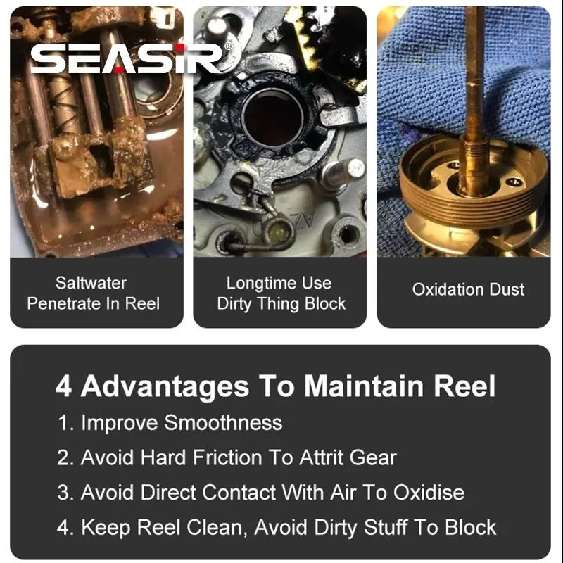 HookUpCo. Fishing Reel Grease and Lubricant Set - HookUpCo.