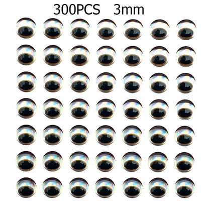 HookUpCo. 300pcs 3D Fishing Eyes - HookUpCo.