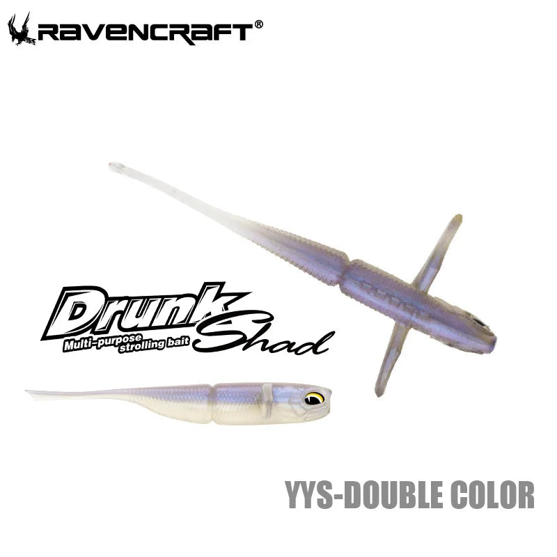 HookUpCo. Drunk Shad Soft Fishing Bait 3 Sizes - HookUpCo.