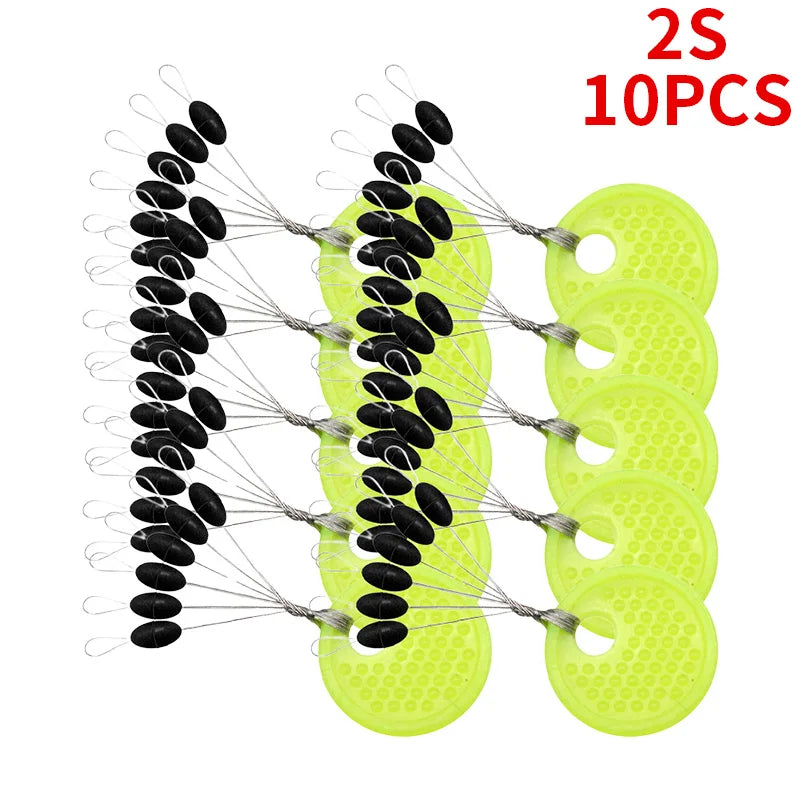HookUpCo. 60pc Rubber Fishing Float Stopper Set - HookUpCo.