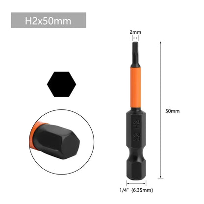Factory Direct - 50mm Hex Head Screwdriver Bit for Quick Change