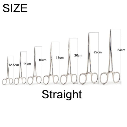 Fishing Plier Scissors with Curved Tip Clamps - HookUpCo.