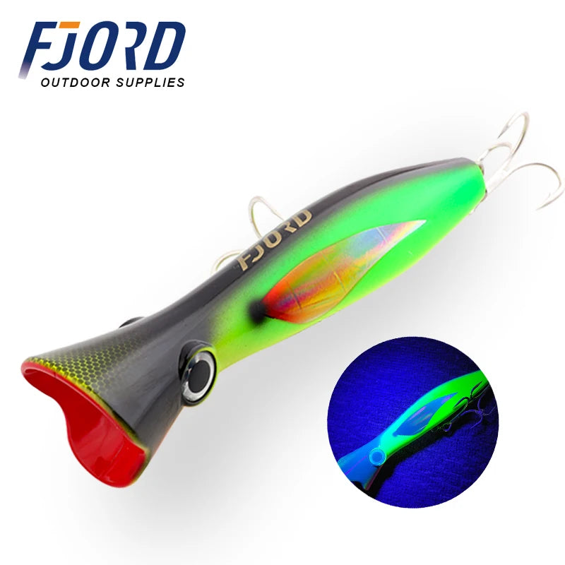 HookUpCo. Fjord Poppers Fishing Lure 165mm 82g - HookUpCo.