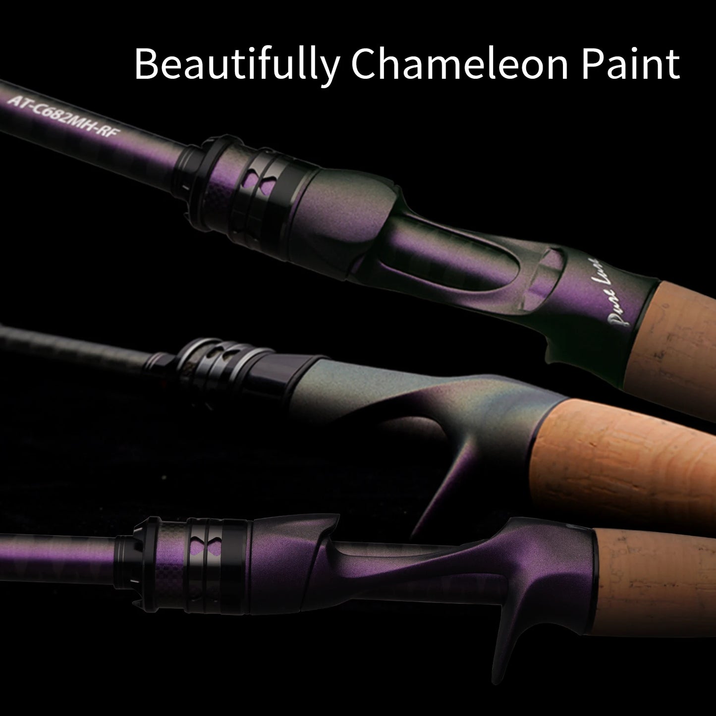 HookUpCo. Titanium Frame Spinning Fishing Rod 6FT