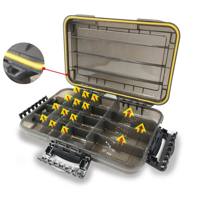 Spacious Waterproof Tackle Box for Fishing Gear