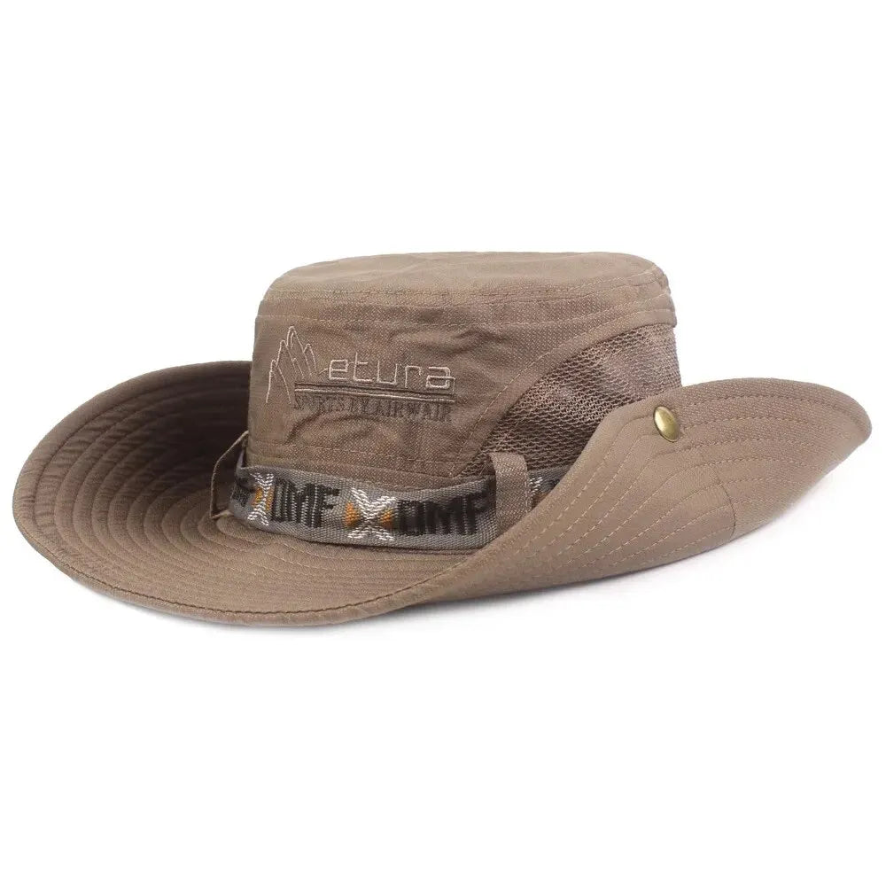 HookUpCo UV Wide Brim Bucket Hat