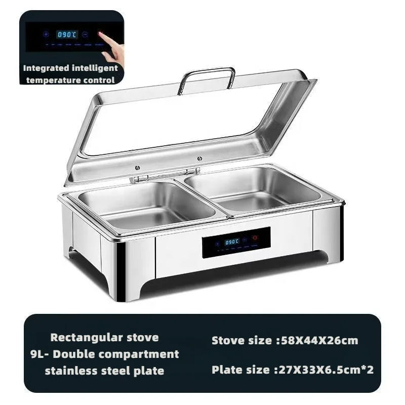 Stainless Steel Buffet Food Warmers for Restaurants and Hotels