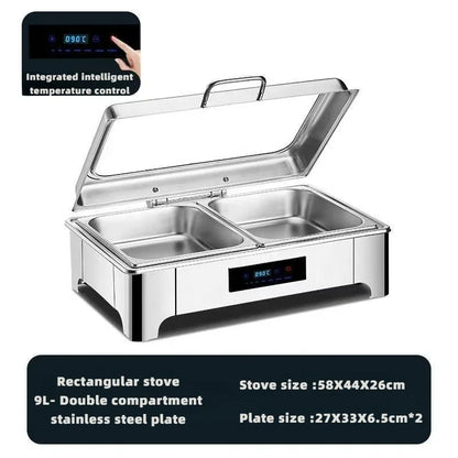 Stainless Steel Buffet Food Warmers for Restaurants and Hotels