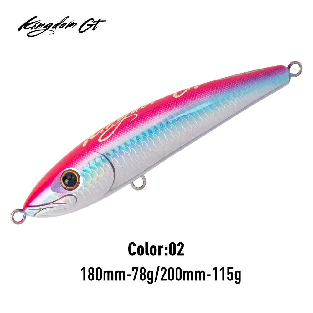 HookUpCo. Phantom Topwater Pencil Lures 180mm 200mm - HookUpCo.