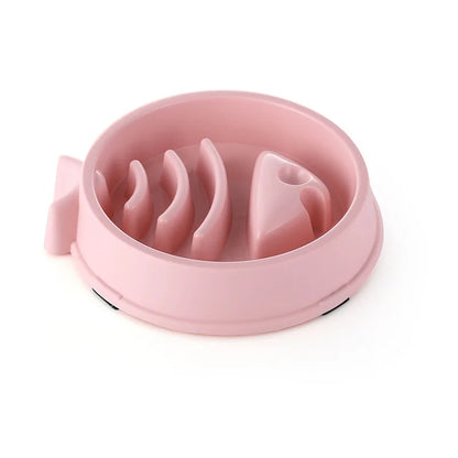 Slow Feed Anti-Choking Bowl for Cats and Dogs - Multiple Colors