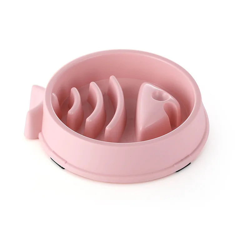 HookUpCo. Non-Slip Slow Feed Bowl for Healthy Pets