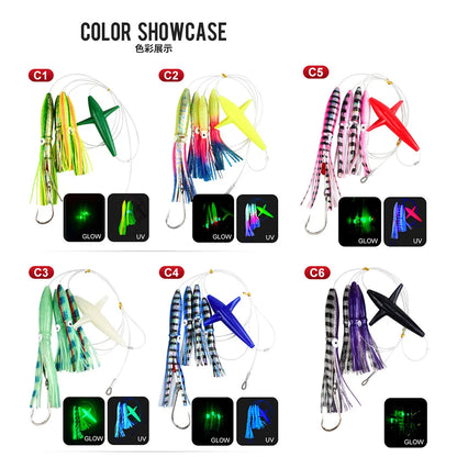 HookUpCo. Wahoo Fishing Teaser Rigged Lure - HookUpCo.