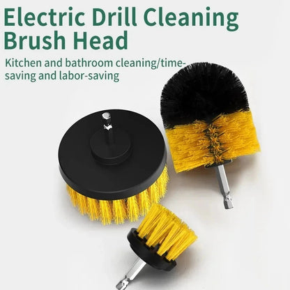 Electric Scrubber Brush Set - 3pcs